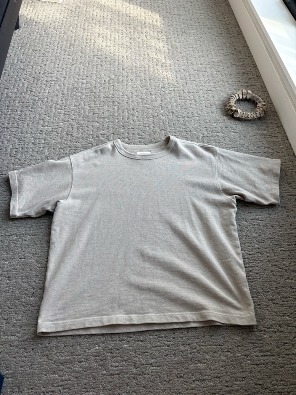 Buck Mason heavy weight tee khaki